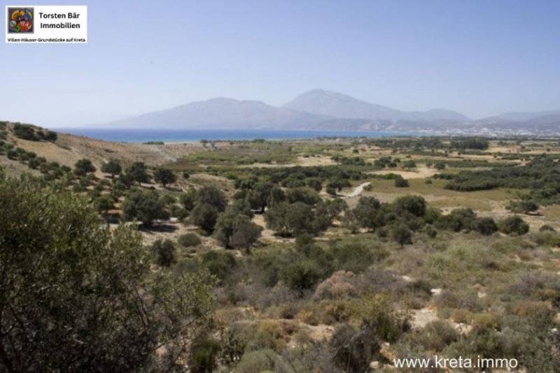 Neo Kalamaki Kreta, Kalamaki Baugrundstück 6.000m² purer kretischer Zauber. Grundstück kaufen